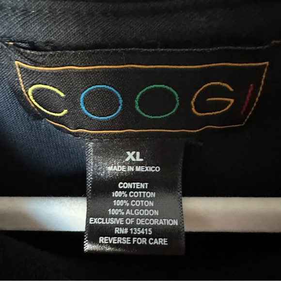 COOGI Graphic T-shirt Size XL Colorful Streetwear GUC LOGO - Picture 3 of 7